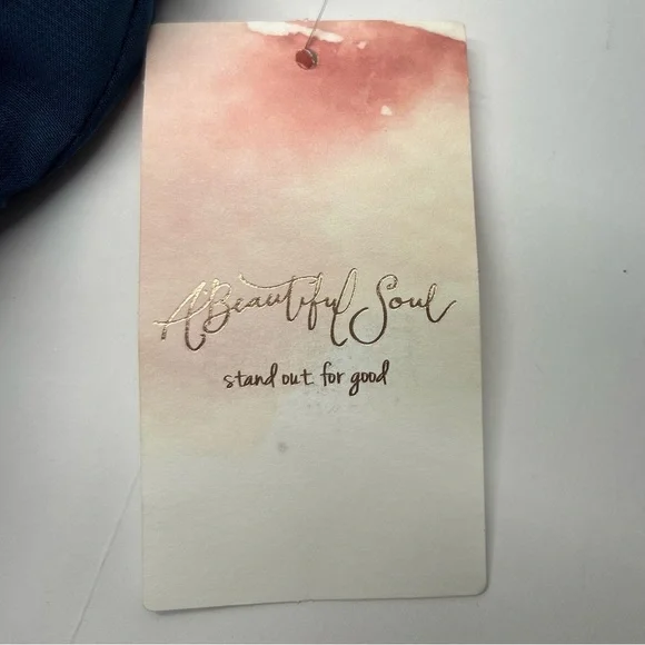 A Beautiful Soul Top Women’s 2X Lined Lace NWT ADJ. Straps Yarn Pompom Accents - Picture 4 of 16